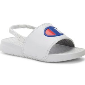 Champion Super Slides Sandal Shoes Logo New In Box Toddler Size 9